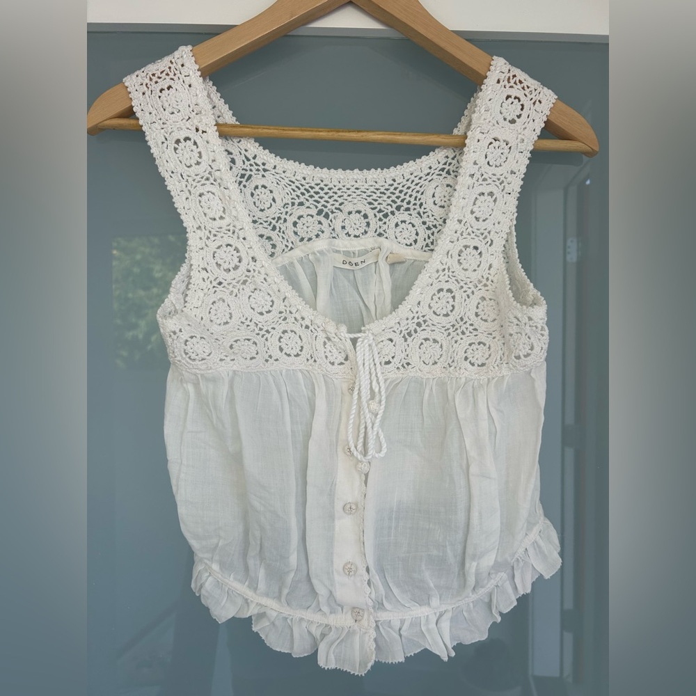 Doen Camile Top in Salt